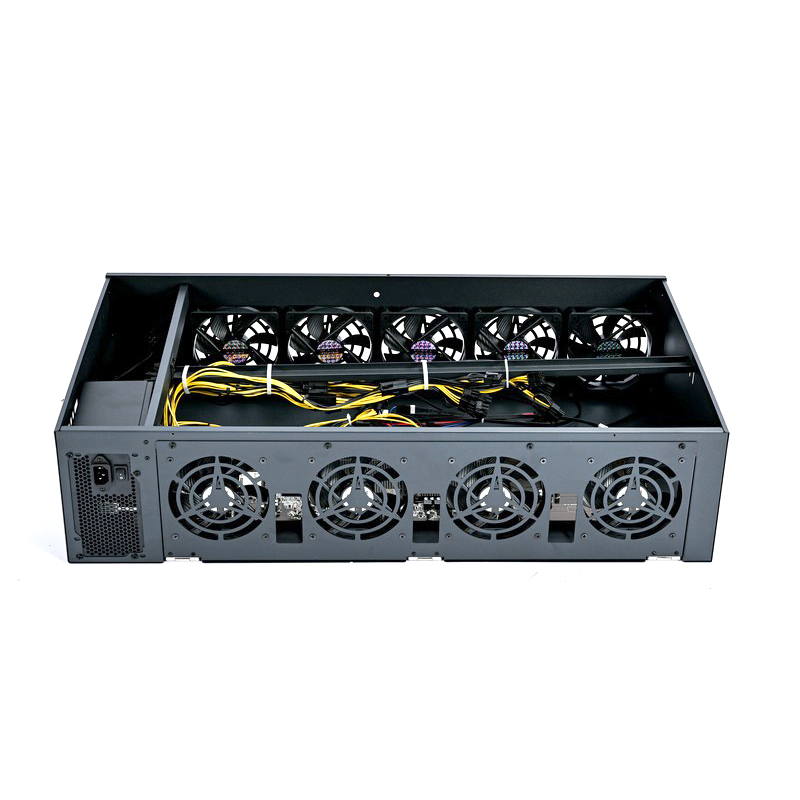 9GPU X79 Motherboard Server Case GPU 3060 3060Ti Graphics Cards Computer Pc Tower Server Case